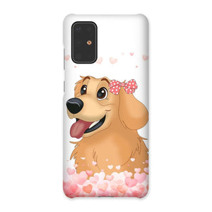 Love Bomb: Custom Cartoon One Pet Phone Case - Paw & Glory - Dog Portraits - Pet Portraits