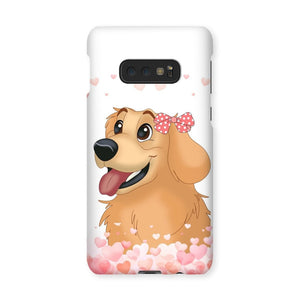 Love Bomb: Custom Cartoon One Pet Phone Case - Paw & Glory - Dog Portraits - Pet Portraits