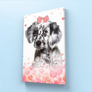 Love Bomb: Pet Canvas - Paw & Glory - Dog Portraits - Pet Portraits