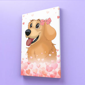 Love Bomb: Pet Canvas - Paw & Glory - Dog Portraits - Pet Portraits