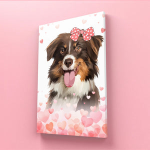 Love Bomb: Pet Canvas - Paw & Glory - Dog Portraits - Pet Portraits