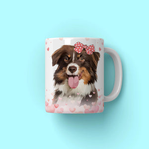 Love Bomb: Pet Coffee Mug - Paw & Glory - Dog Portraits - Pet Portraits