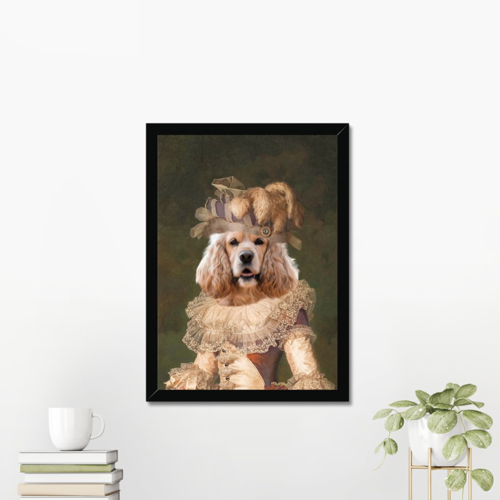 Marie Antoinette: Custom Digital Download Pet Portrait - Paw & Glory - Dog Portraits - Pet Portraits