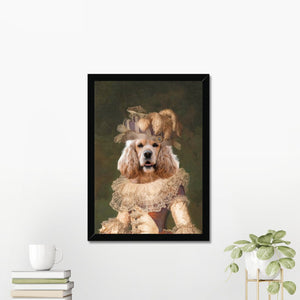 Marie Antoinette: Custom Digital Download Pet Portrait - Paw & Glory - #pet portraits# - #dog portraits# - #pet portraits uk#