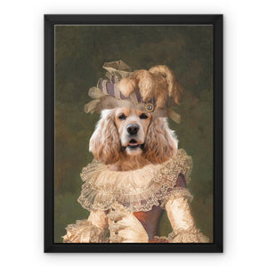 Marie Antoinette: Custom Pet Canvas - Paw & Glory - Dog Portraits - Pet Portraits