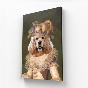 Marie Antoinette: Custom Pet Canvas - Paw & Glory - Dog Portraits - Pet Portraits