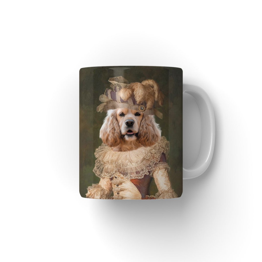 Marie Antoinette: Custom Pet Coffee Mug - Paw & Glory - Dog Portraits - Pet Portraits