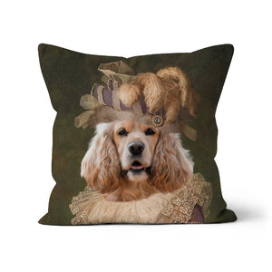 Marie Antoinette: Custom Pet Pillow - Paw & Glory - Dog Portraits - Pet Portraits