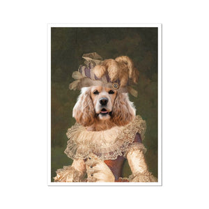 Marie Antoinette: Custom Pet Portrait - Paw & Glory - Dog Portraits - Pet Portraits