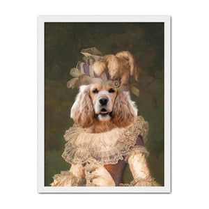 Marie Antoinette: Custom Pet Portrait - Paw & Glory - Dog Portraits - Pet Portraits