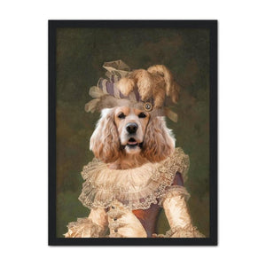 Marie Antoinette: Custom Pet Portrait - Paw & Glory - Dog Portraits - Pet Portraits