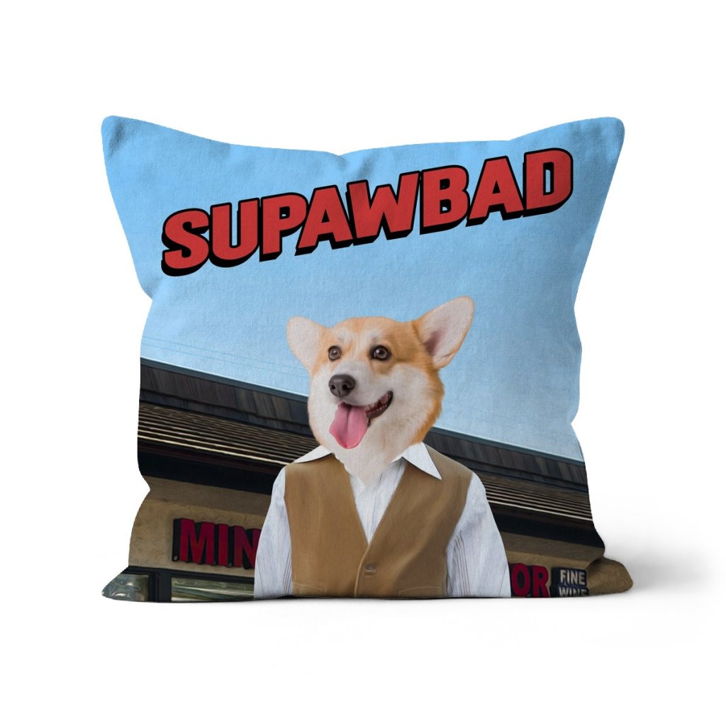 McLovin (Superbad Inspired): Custom Pet Pillow - Paw & Glory - Dog Portraits - Pet Portraits