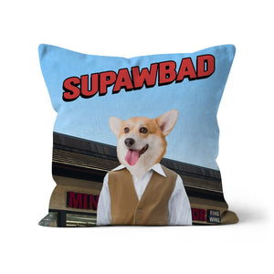 McLovin (Superbad Inspired): Custom Pet Pillow - Paw & Glory - Dog Portraits - Pet Portraits