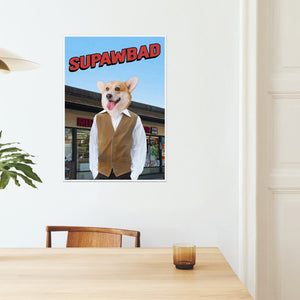 McLovin (Superbad Inspired): Custom Pet Poster - Paw & Glory - Dog Portraits - Pet Portraits