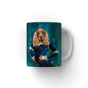 Merida (Brave Inspired): Custom Pet Coffee Mug - Paw & Glory - Dog Portraits - Pet Portraits