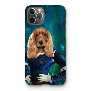 Merida (Brave Inspired): Custom Pet Phone Case - Paw & Glory - Dog Portraits - Pet Portraits