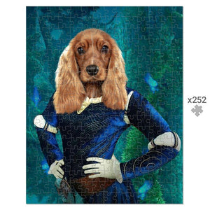 Merida (Brave Inspired): Custom Pet Puzzle - Paw & Glory - Dog Portraits - Pet Portraits