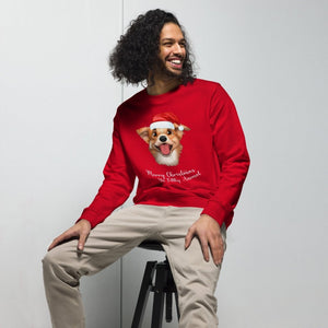 Merry Christmas Ya Filthy Animal Cartoon Pet Face Sweatshirt - Paw & Glory - Dog Portraits - Pet Portraits