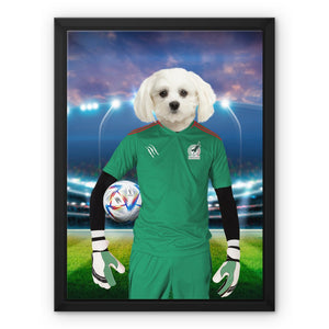 Mexico Football Team (FIFA 2022): Custom Pet Canvas - Paw & Glory - Dog Portraits - Pet Portraits