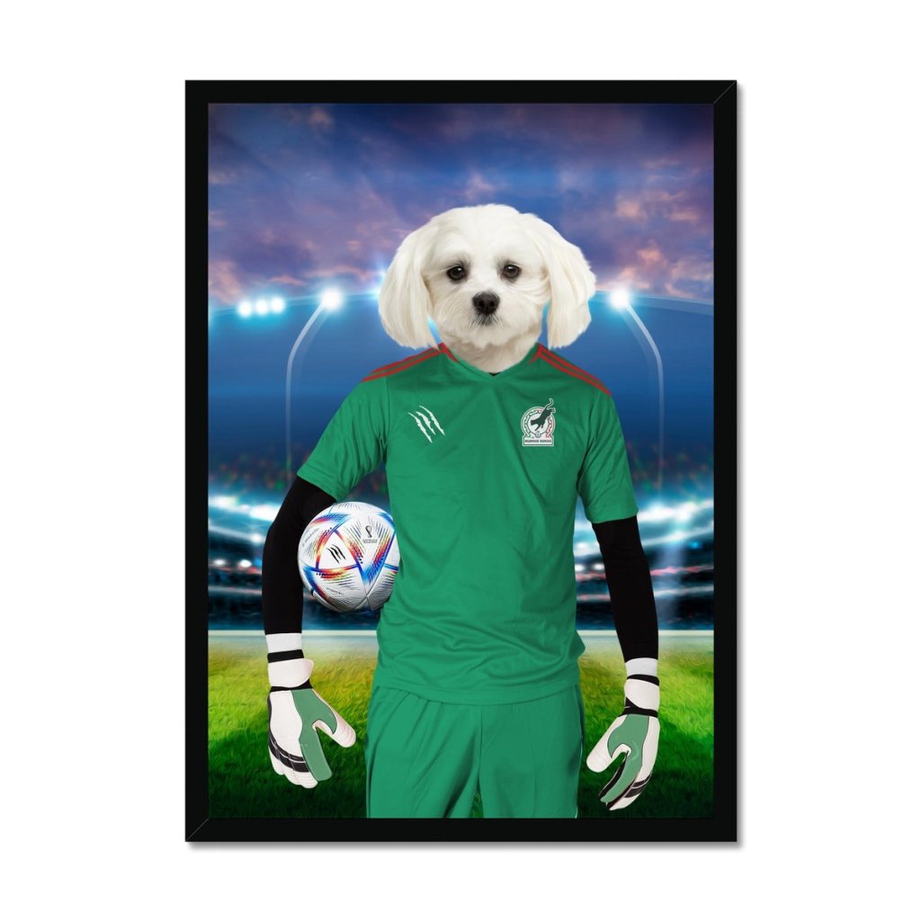 Mexico Football Team (FIFA 2022): Custom Pet Portrait - Paw & Glory - Dog Portraits - Pet Portraits