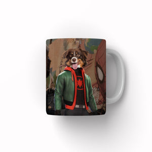 Miles Morales (Marvel Inspired): Custom Pet Mug - Paw & Glory - Dog Portraits - Pet Portraits