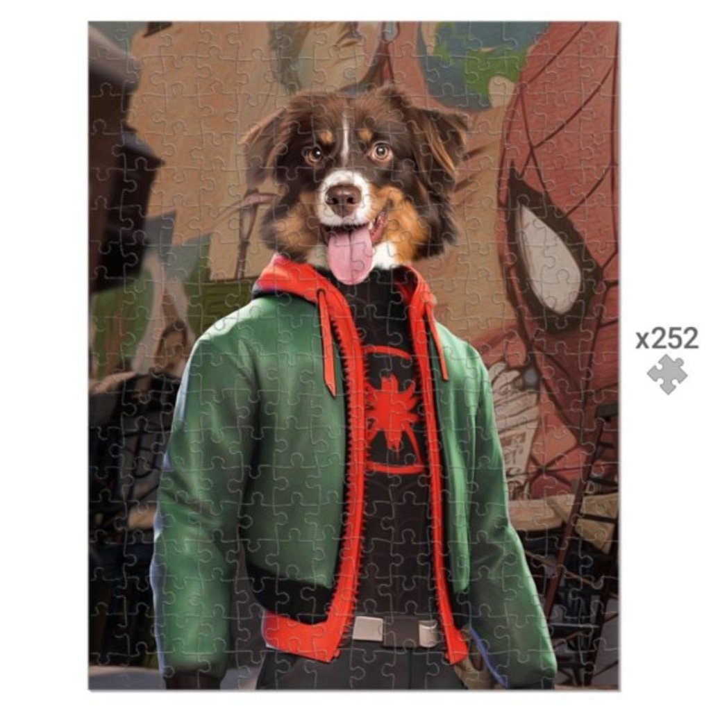 Miles Morales (Marvel Inspired): Custom Pet Puzzle - Paw & Glory - Dog Portraits - Pet Portraits