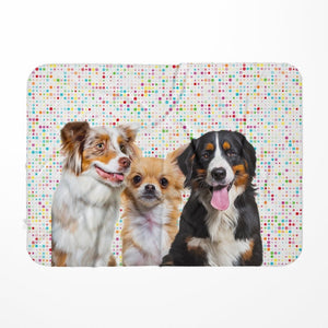 Minimalist: Custom Pet Blanket - Paw & Glory - Dog Portraits - Pet Portraits