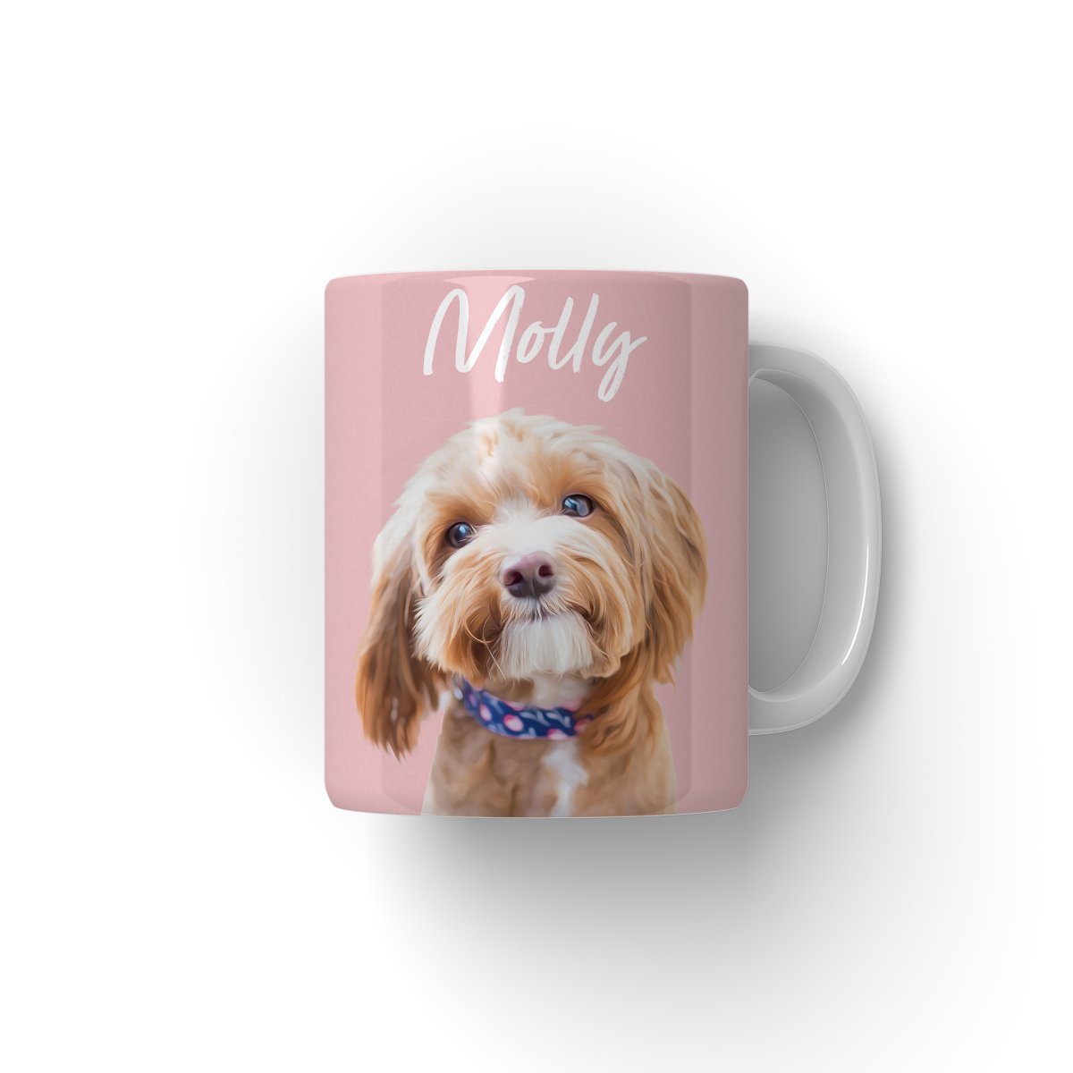 Minimalist: Custom Pet Coffee Mug - Paw & Glory - Dog Portraits - Pet Portraits