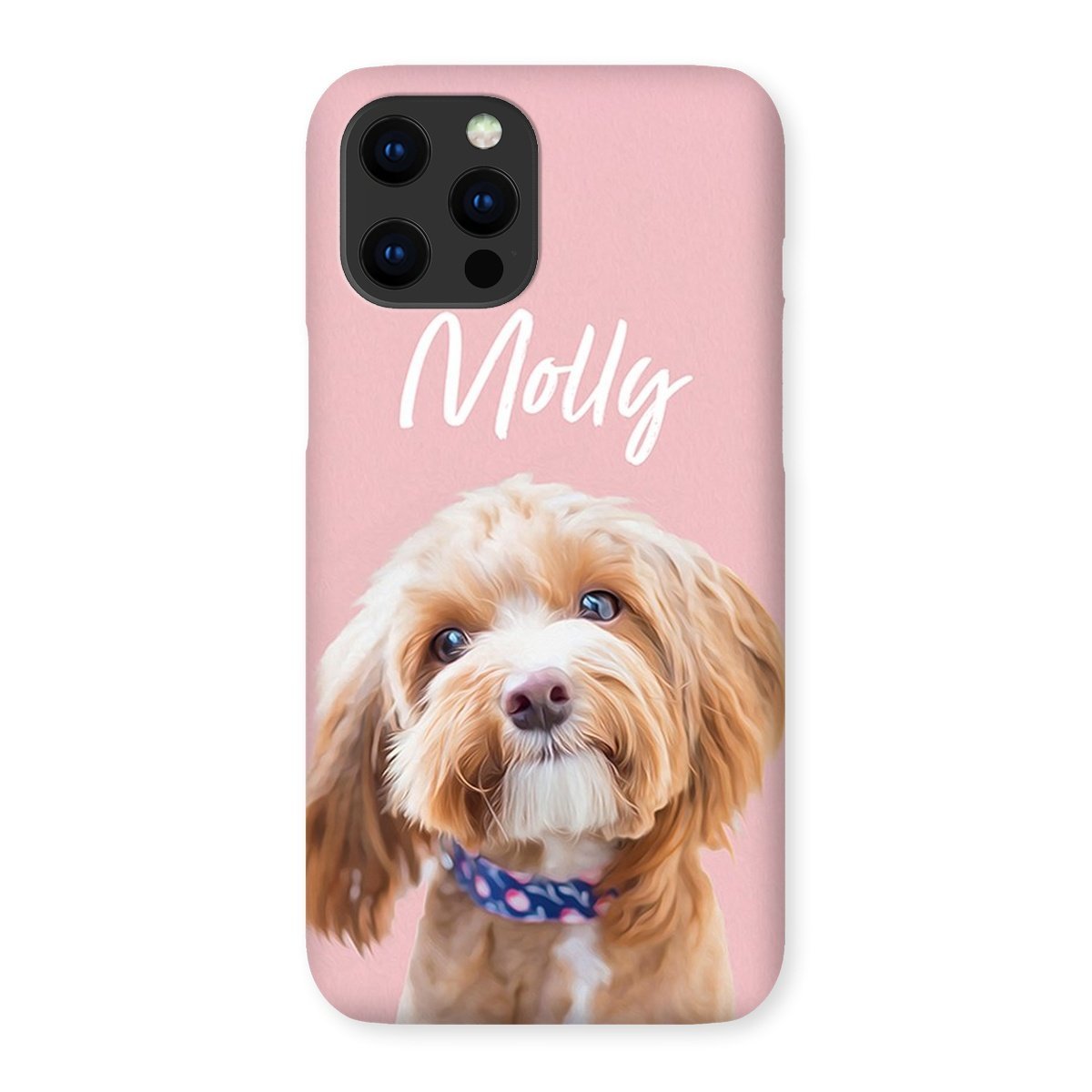 Minimalist: Custom Pet Phone Case - Paw & Glory - Dog Portraits - Pet Portraits