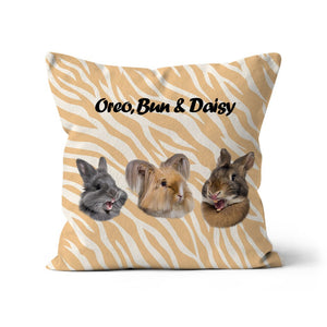 Minimalist: Custom Pet Pillow - Paw & Glory - Dog Portraits - Pet Portraits