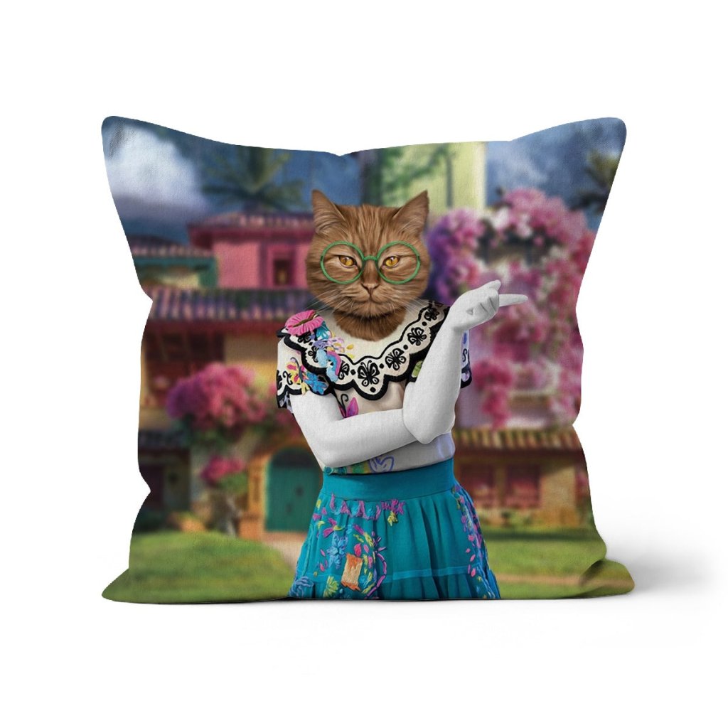 Mirabel (Encanto Inspired): Custom Pet Pillow - Paw & Glory - Dog Portraits - Pet Portraits