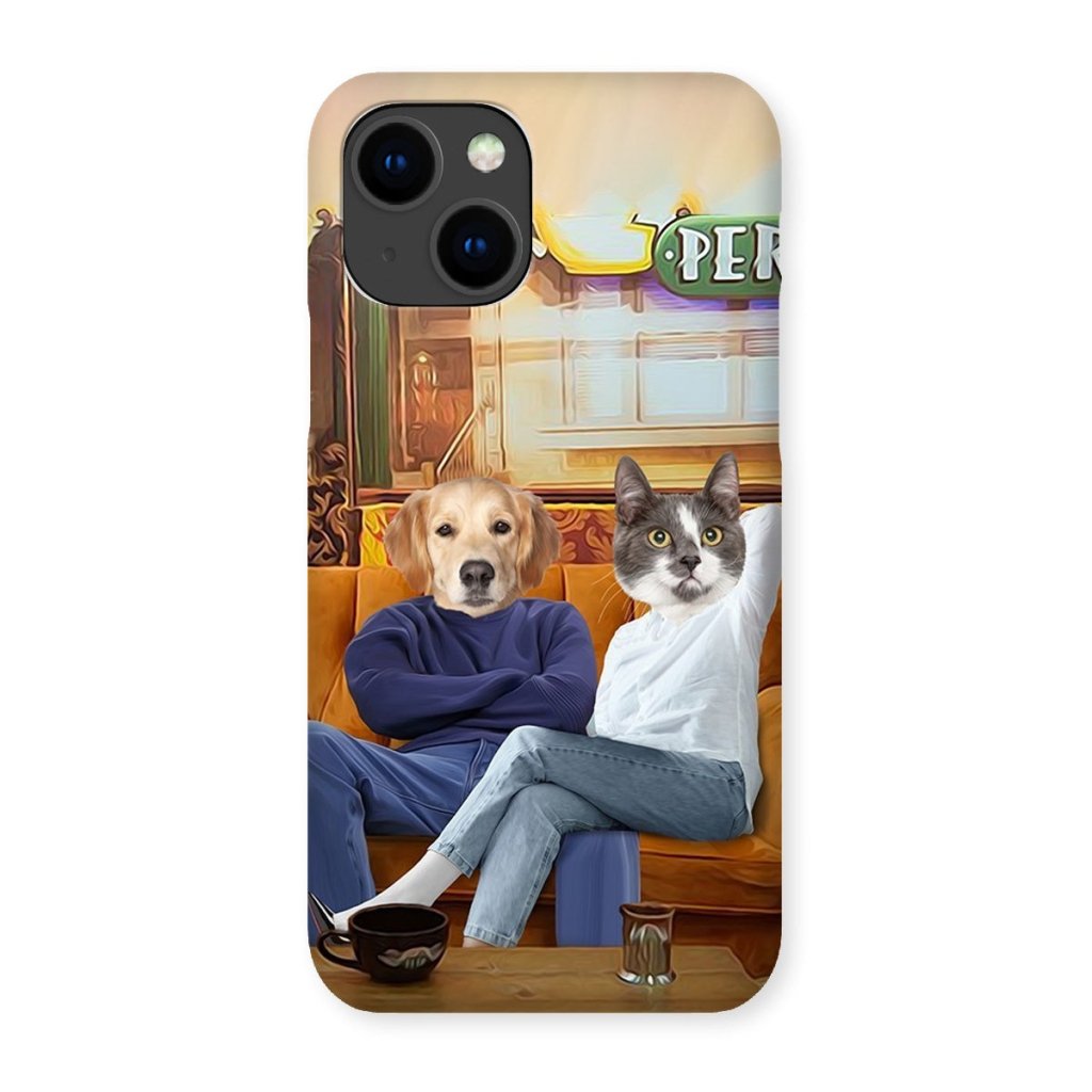 Monica & Chandler (Friends Inspired): Custom Pet Phone Case - Paw & Glory - Dog Portraits - Pet Portraits