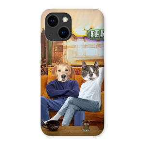 Monica & Chandler (Friends Inspired): Custom Pet Phone Case - Paw & Glory - Dog Portraits - Pet Portraits