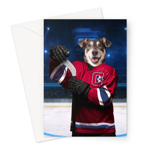 Montreal Pawnadiens: Custom Pet Greeting Card - Paw & Glory - Dog Portraits - Pet Portraits