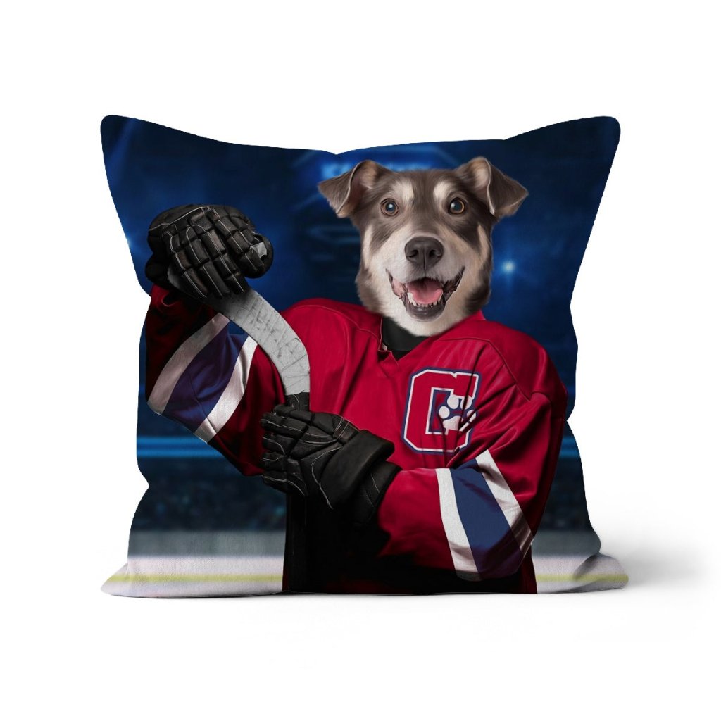 Montreal Pawnadiens: Custom Pet Pillow - Paw & Glory - Dog Portraits - Pet Portraits