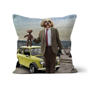 Mr Bean: Custom Pet Pillow - Paw & Glory - Dog Portraits - Pet Portraits