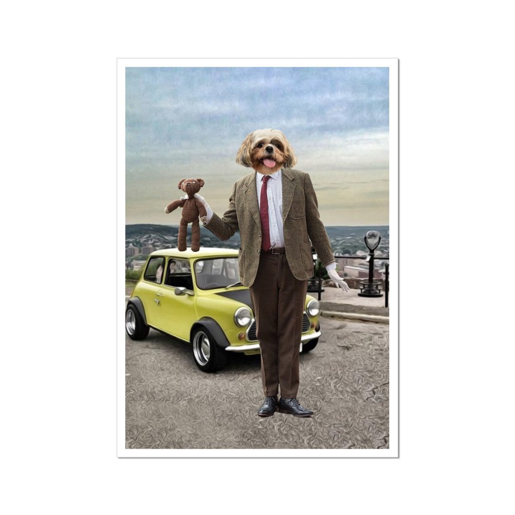 Mr Bean: Custom Pet Poster - Paw & Glory - Dog Portraits - Pet Portraits