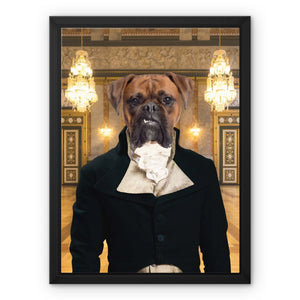 Mr Warleggan (Poldark Inspired): Custom Pet Canvas - Paw & Glory - Dog Portraits - Pet Portraits