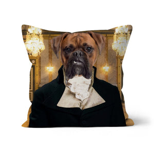 Mr Warleggan (Poldark Inspired): Custom Pet Pillow - Paw & Glory - Dog Portraits - Pet Portraits