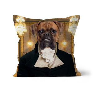 Mr Warleggan (Poldark Inspired): Custom Pet Pillow - Paw & Glory - Dog Portraits - Pet Portraits