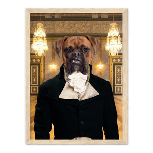 Mr Warleggan (Poldark Inspired): Custom Pet Portrait - Paw & Glory - Dog Portraits - Pet Portraits