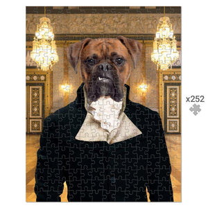 Mr Warleggan (Poldark Inspired): Custom Pet Puzzle - Paw & Glory - Dog Portraits - Pet Portraits