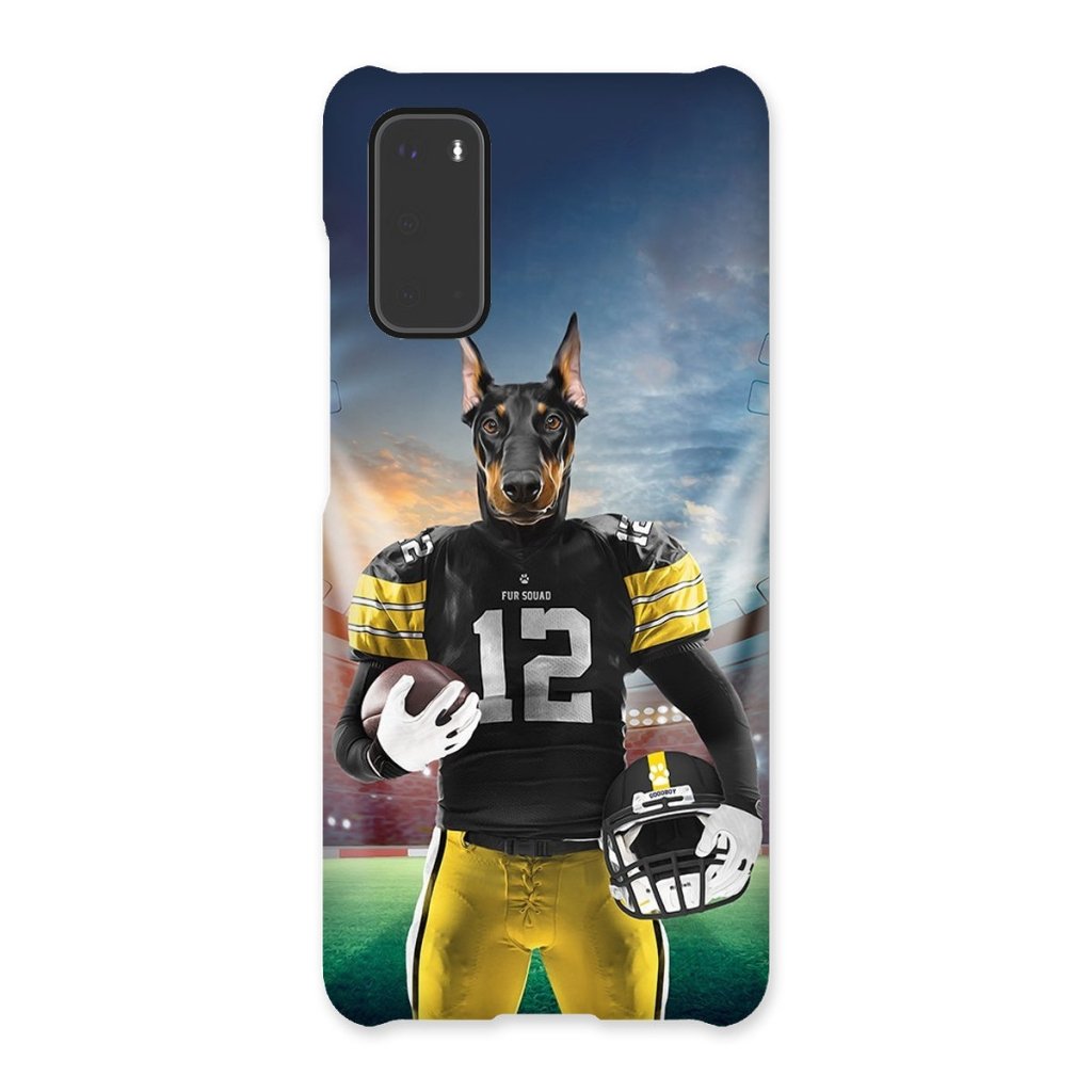 Muttsburgh Steeler: Custom Pet Snap Phone Case - Paw & Glory - Dog Portraits - Pet Portraits