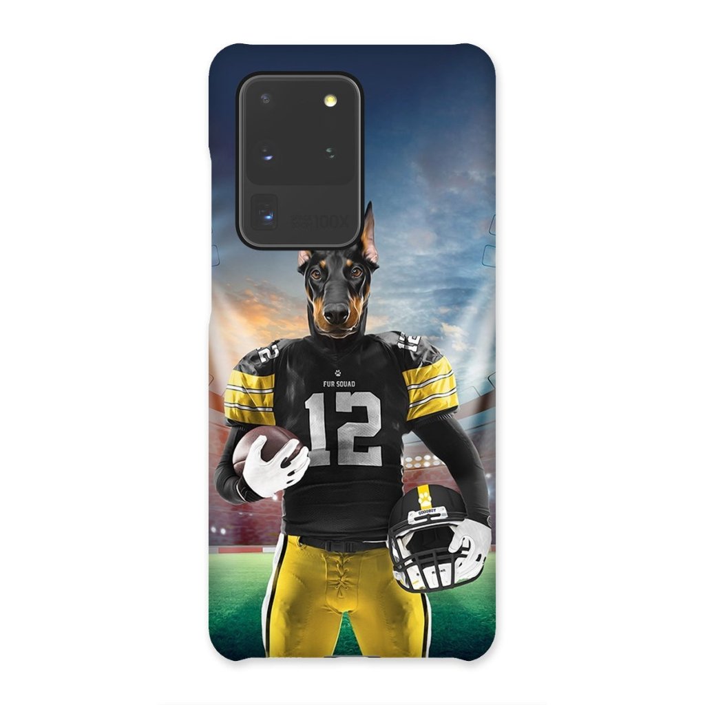 Muttsburgh Steeler: Custom Pet Snap Phone Case - Paw & Glory - Dog Portraits - Pet Portraits