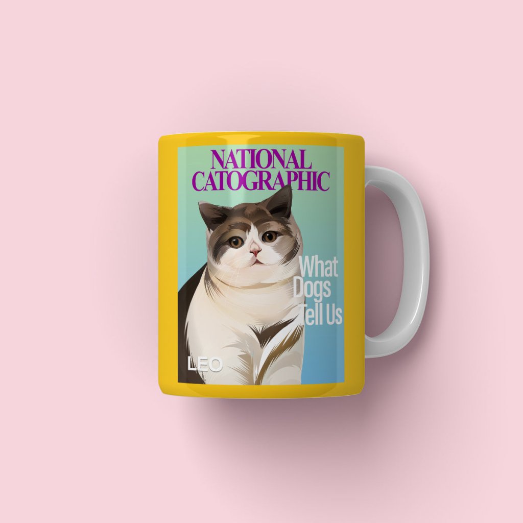 National Catographic: Custom Pet Coffee Mug - Paw & Glory - Dog Portraits - Pet Portraits