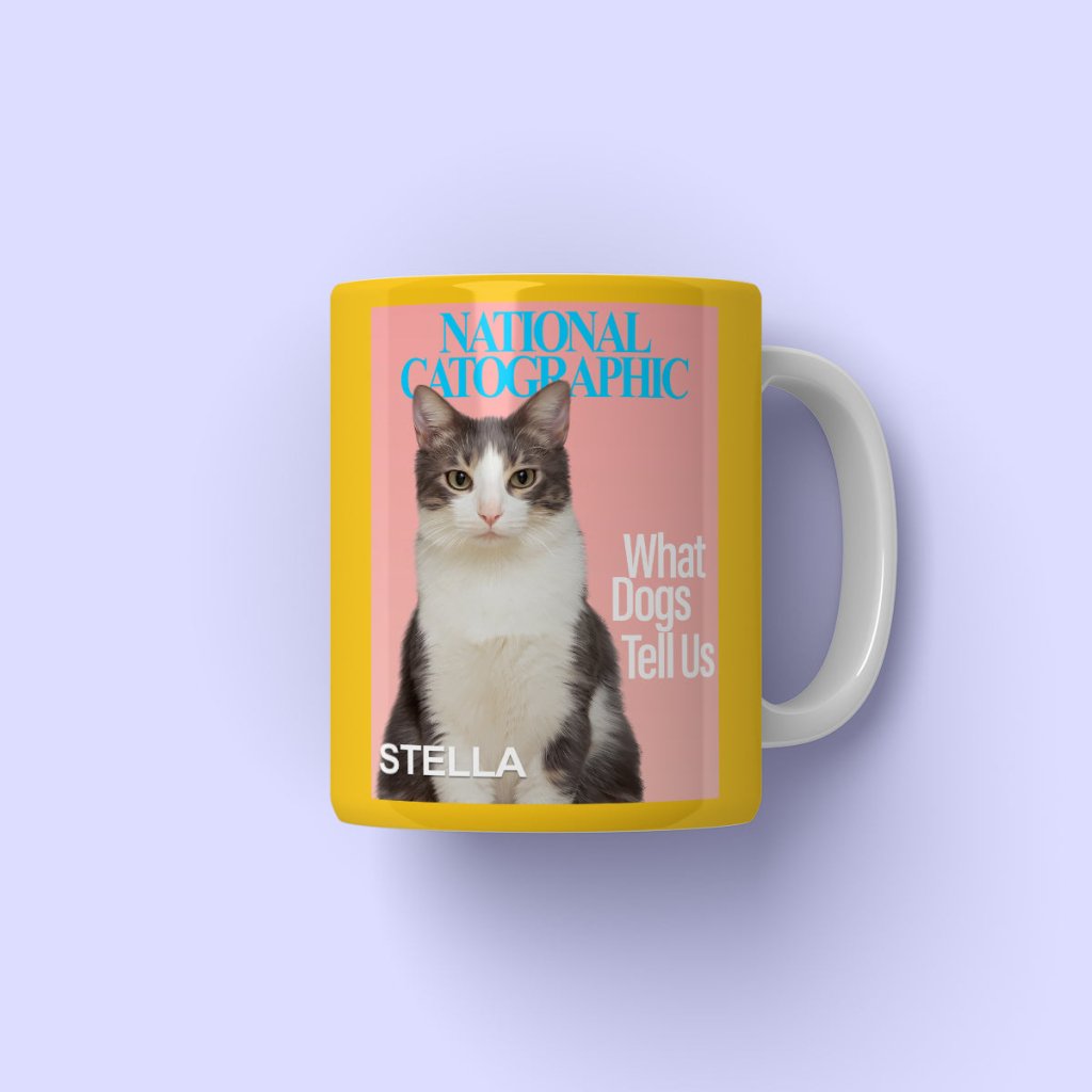 National Catographic: Custom Pet Coffee Mug - Paw & Glory - Dog Portraits - Pet Portraits