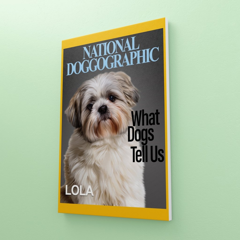 National Doggographic: Custom Pet Canvas - Paw & Glory - #pet portraits# - #dog portraits# - #pet portraits uk#