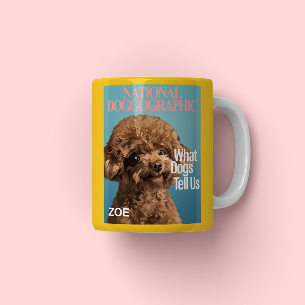 National Doggographic: Custom Pet Coffee Mug - Paw & Glory - Dog Portraits - Pet Portraits