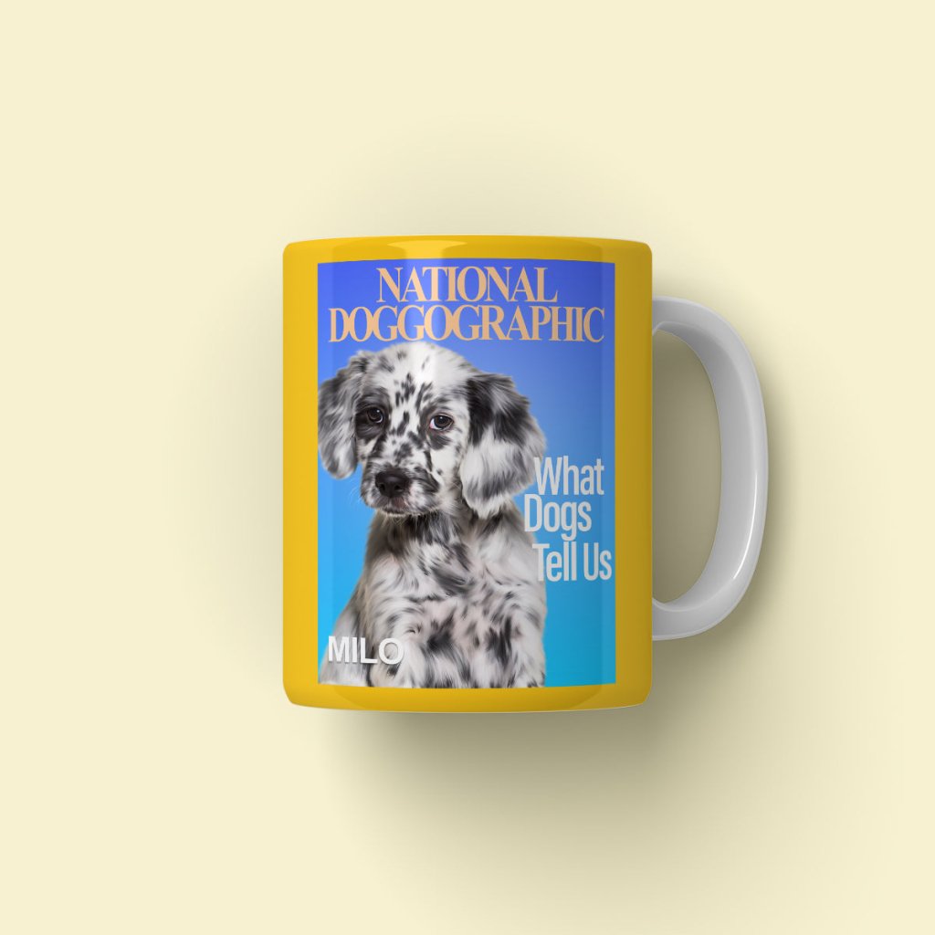 National Doggographic: Custom Pet Coffee Mug - Paw & Glory - Dog Portraits - Pet Portraits