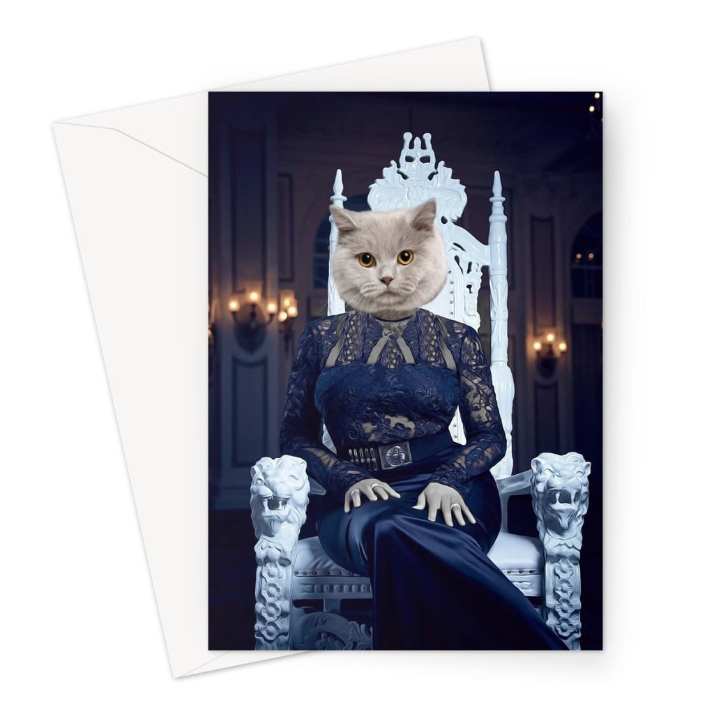 Nene Leakes: Custom Pet Greeting Card - Paw & Glory - Dog Portraits - Pet Portraits